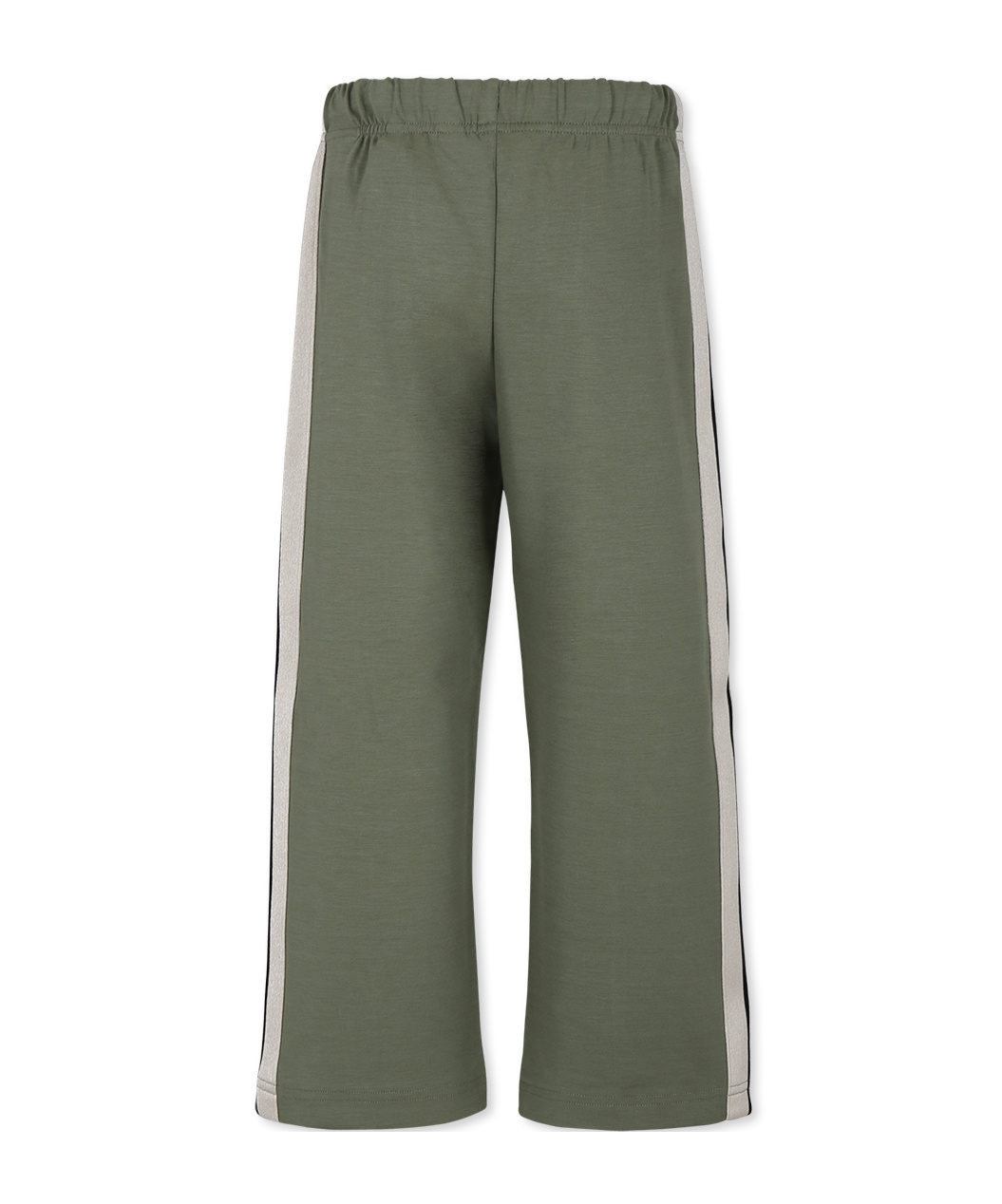 Palm Angels Green Trousers For Boy With Logo In Green