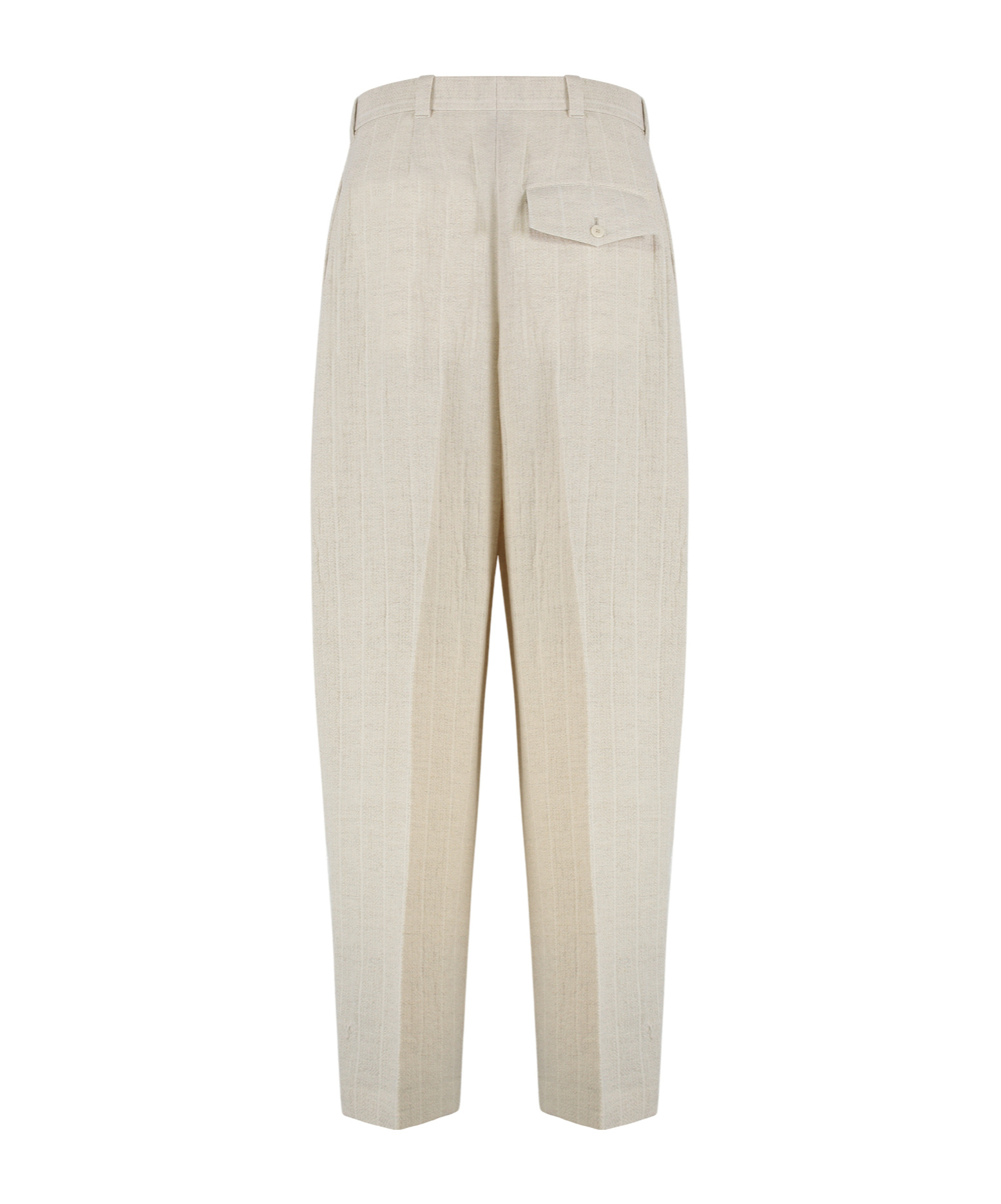 Jacquemus Belt Loops Slacks In Brown