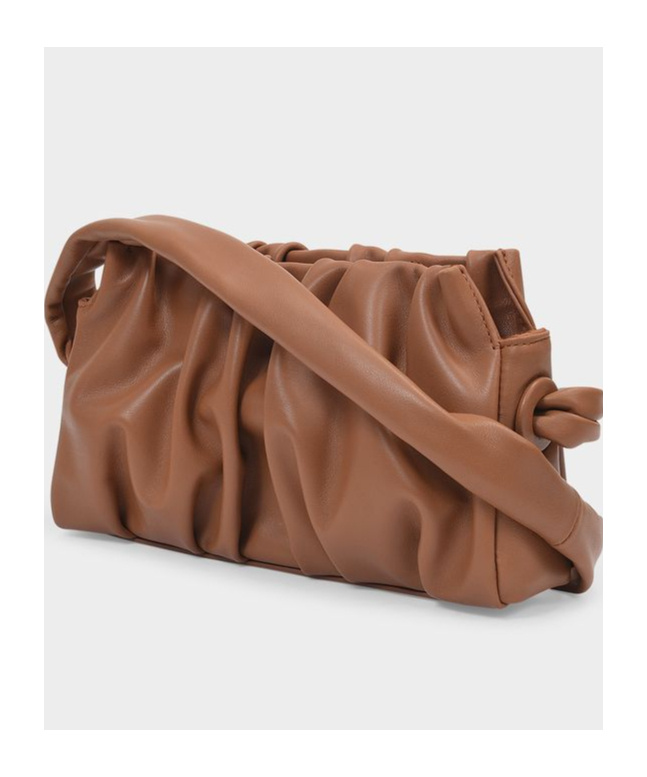 ELLEME PARIS VAGUE GATHERED LEATHER BAG