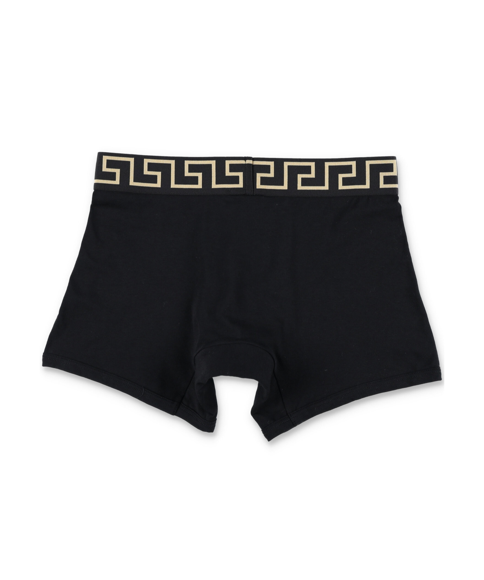Versace Two-pack Logo-waistband Boxers In Black