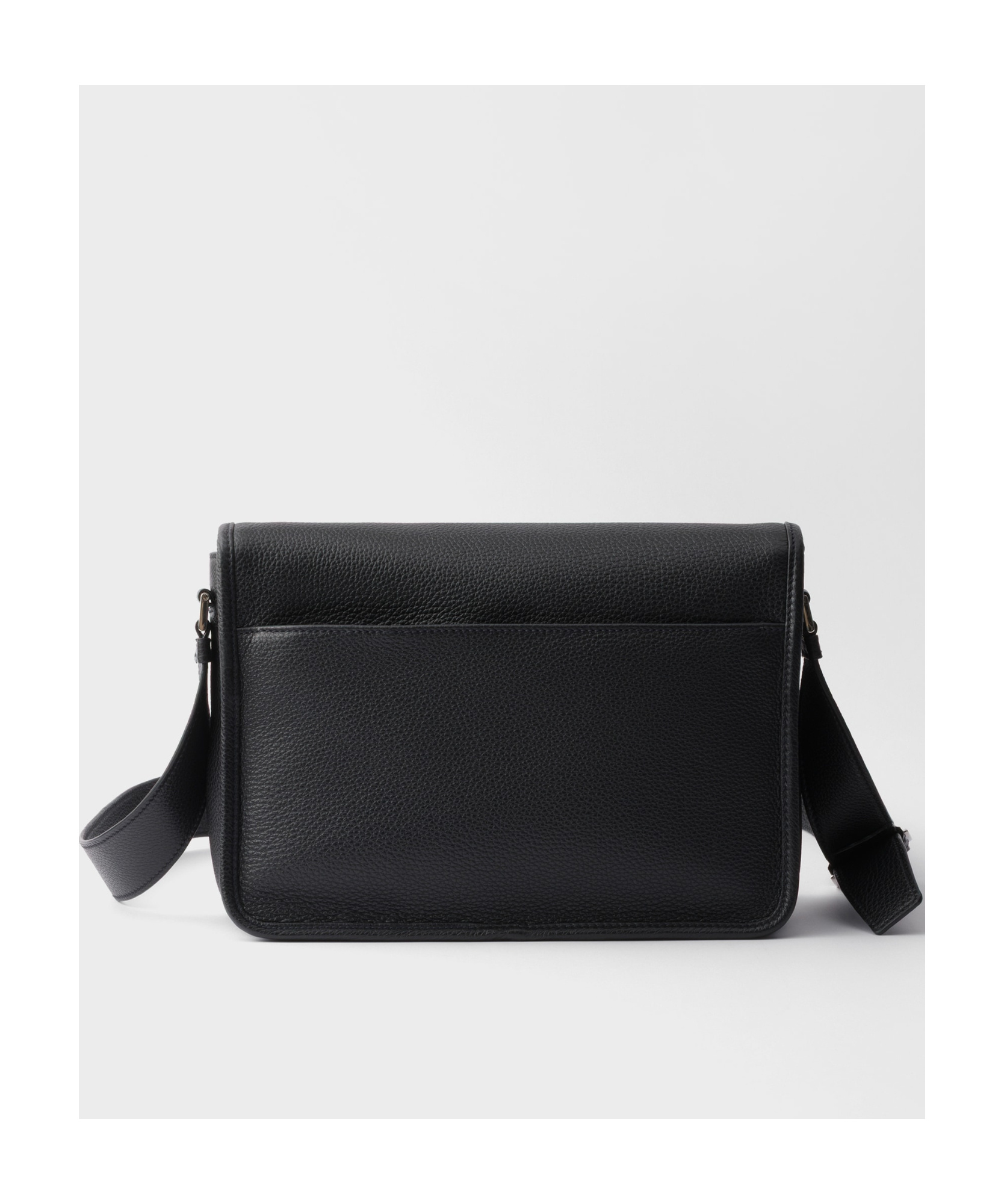 Prada Textured Leather Messenger Bag