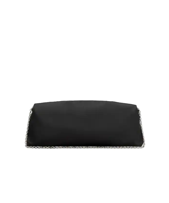 Roger Vivier Effrolessons Embellished Foldover Top Clutch Bag In Black