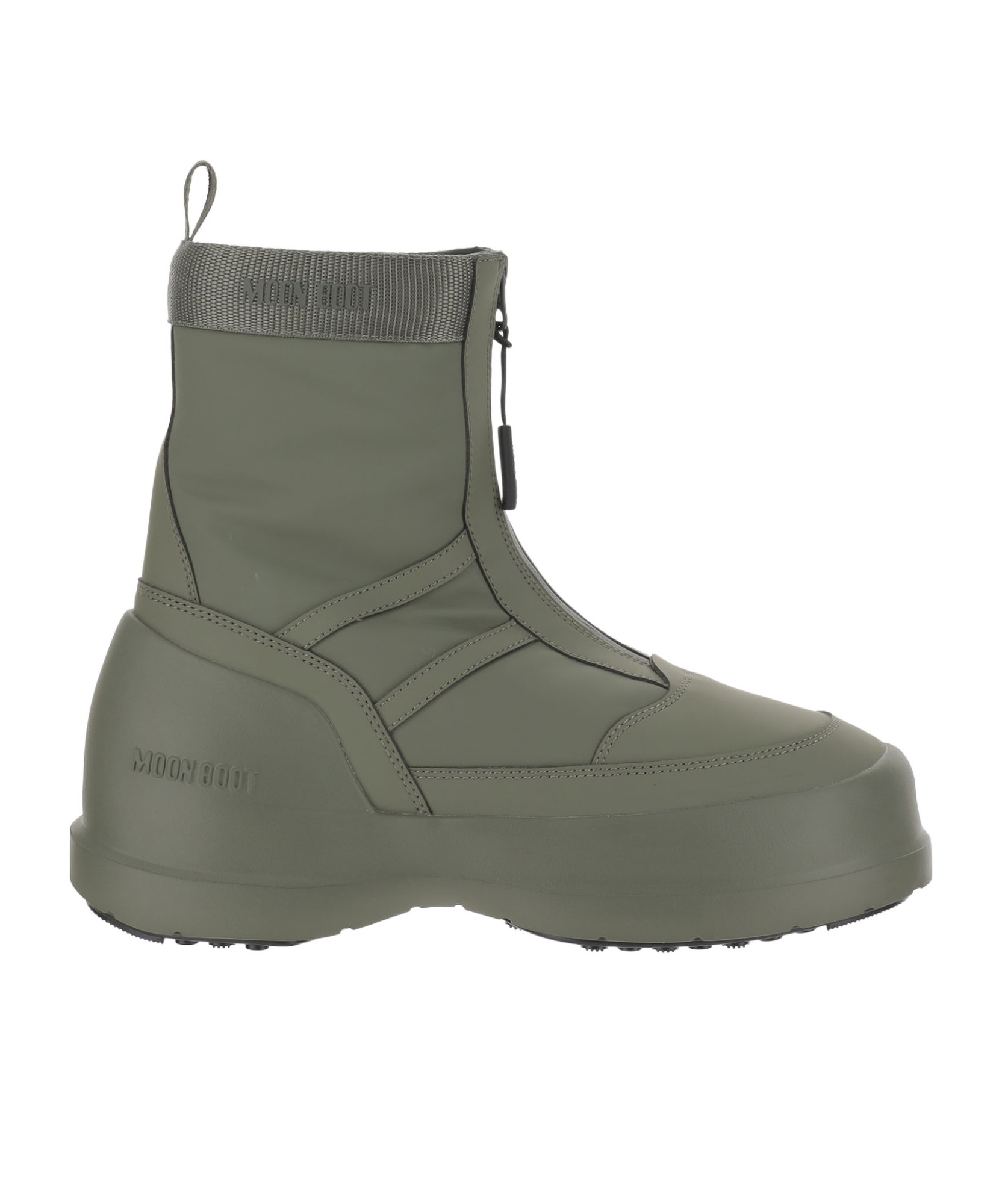 Moon Boot Luna Logo-print Boots In Gray