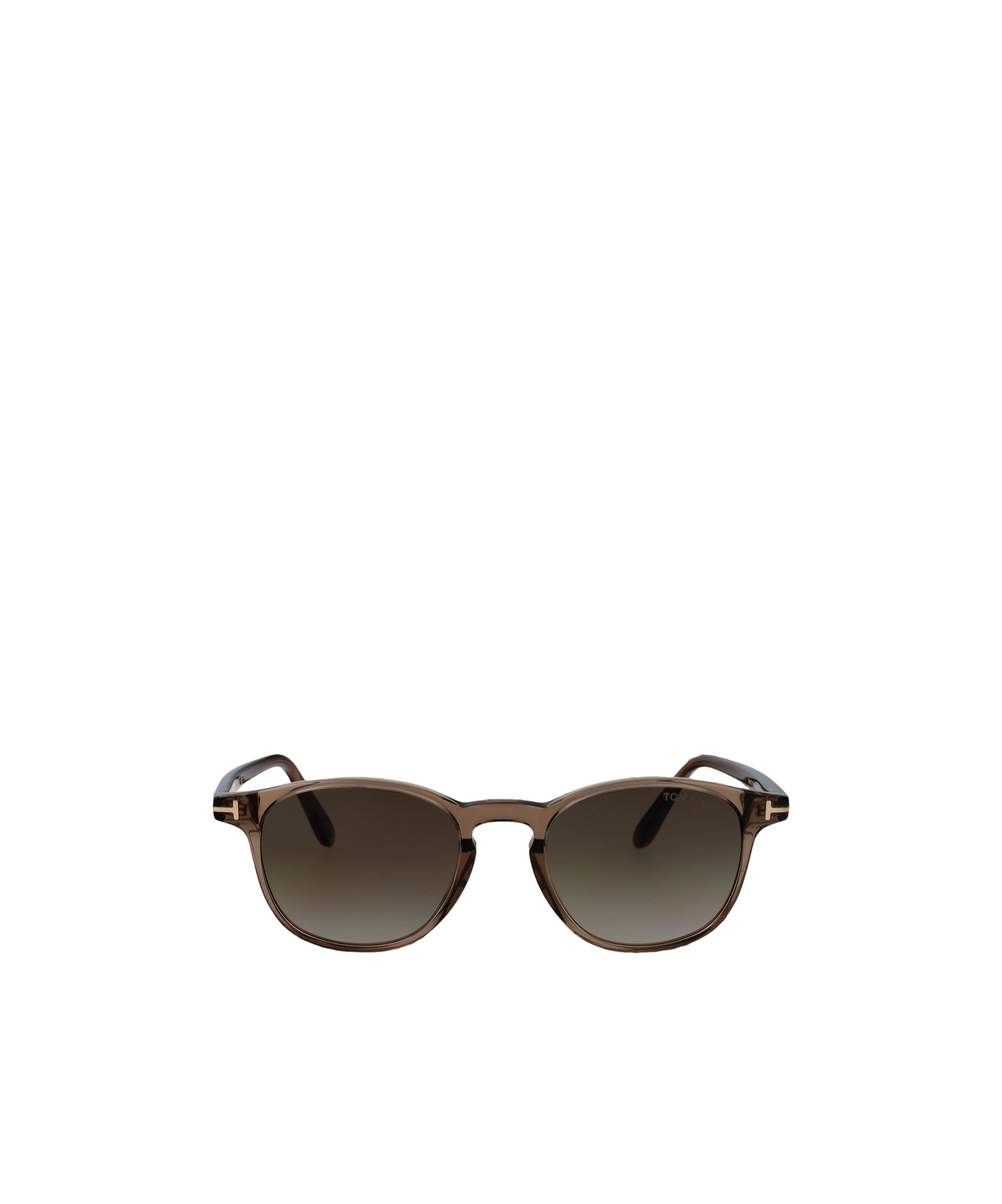 Tom Ford Eyewear Holt Round Frame Sunglasses In Brown
