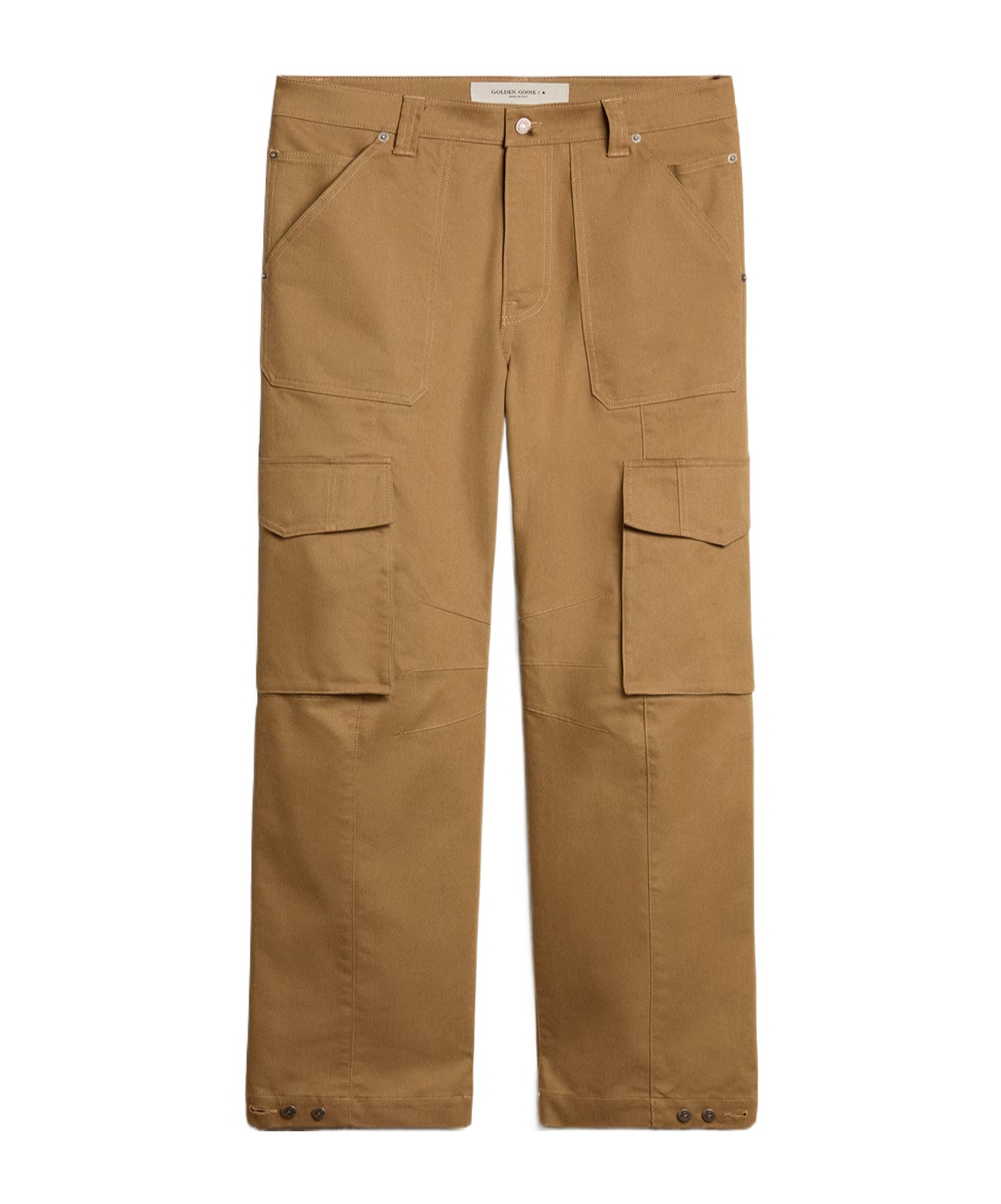 Golden Goose Wide-leg Casual Pants In Brown