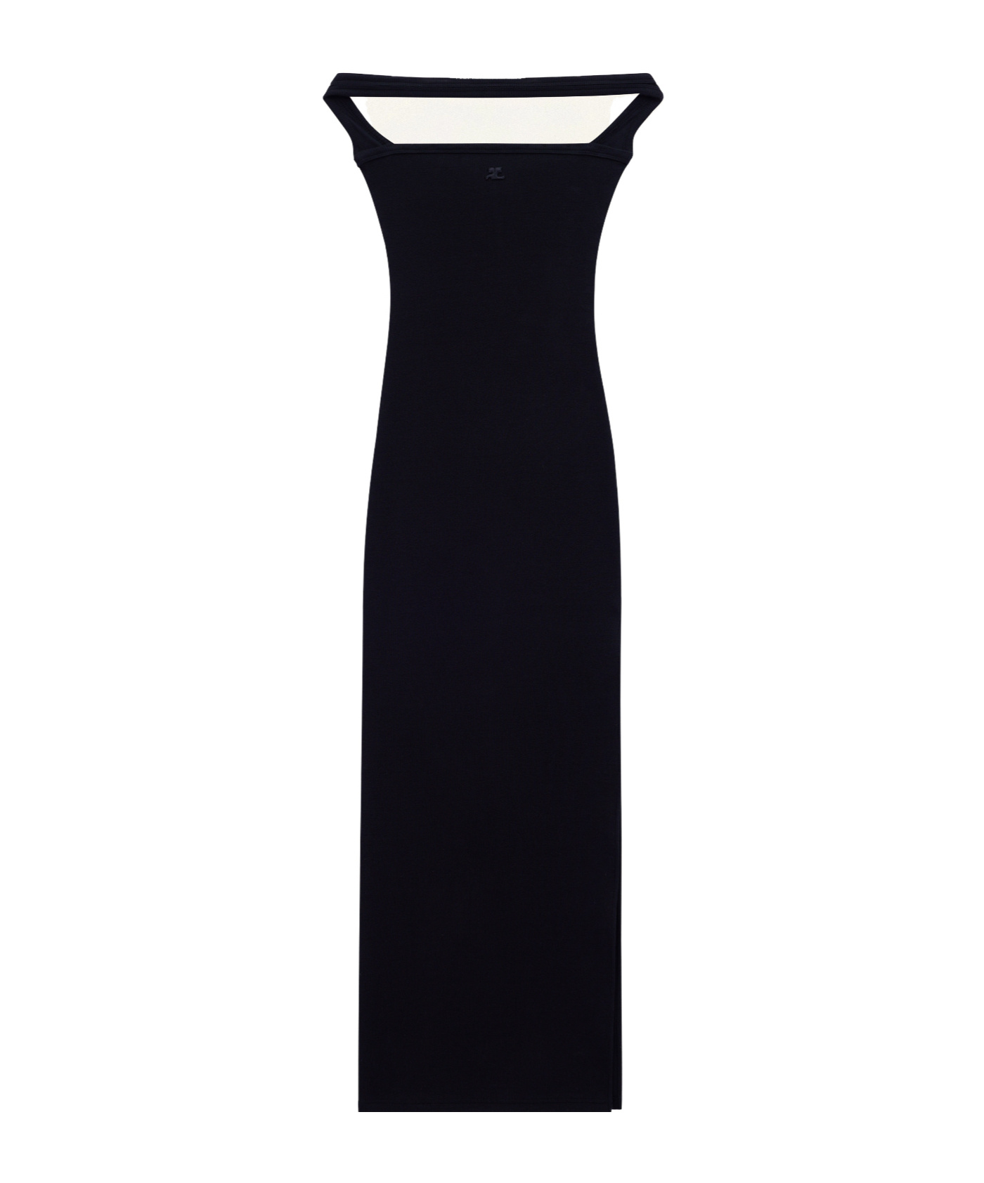 Shop Courrèges Hyperbole 90's Maxi Dress In Black