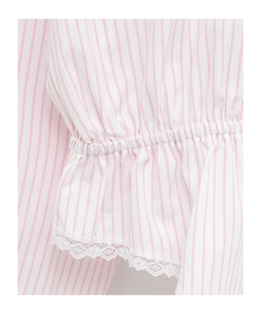 Vaquera Button-up Bodysuit In Pink