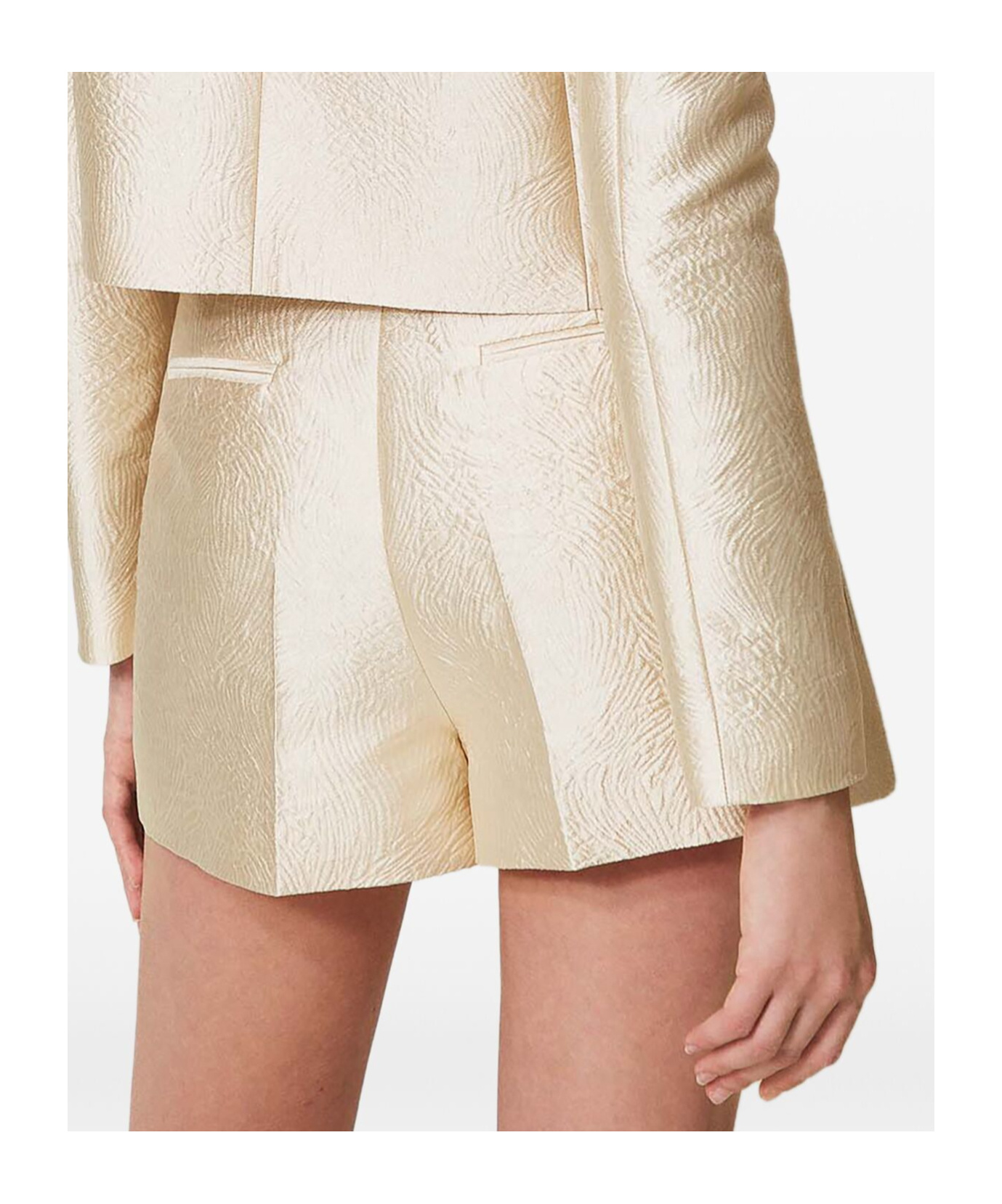 TWINSET BROCADE JACQUARD SHORTS