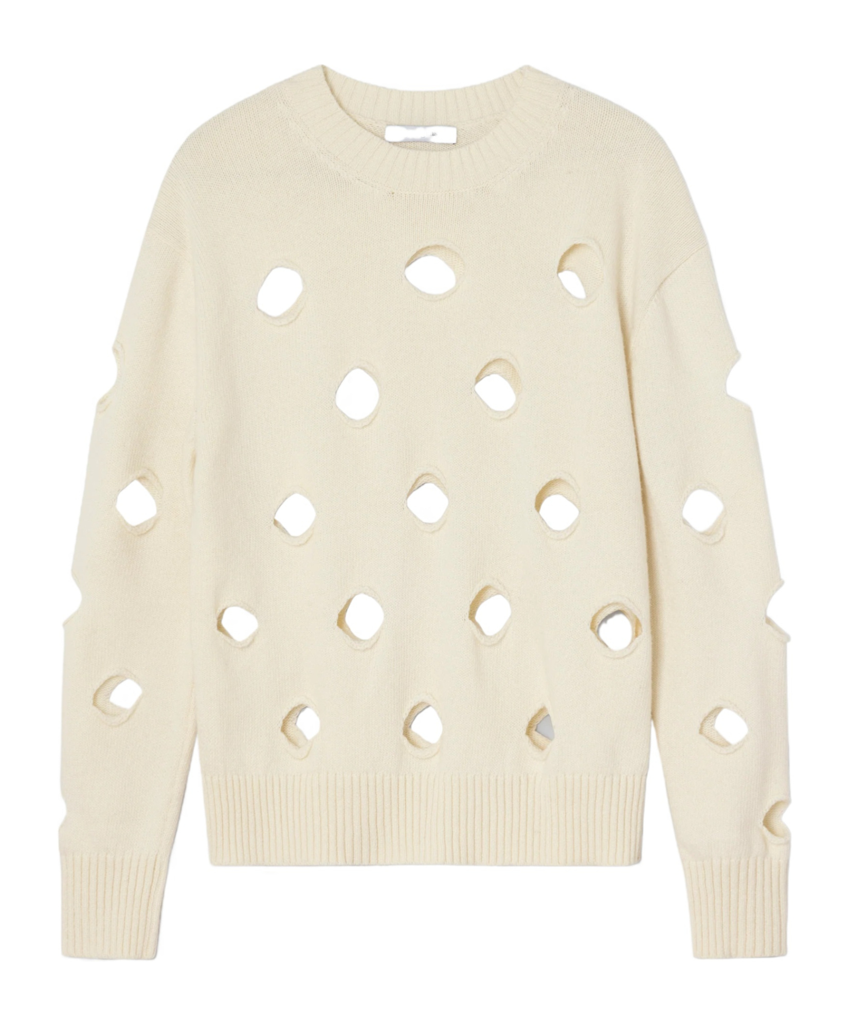 Gimaguas Cut-out Cotton Sweater In Brown