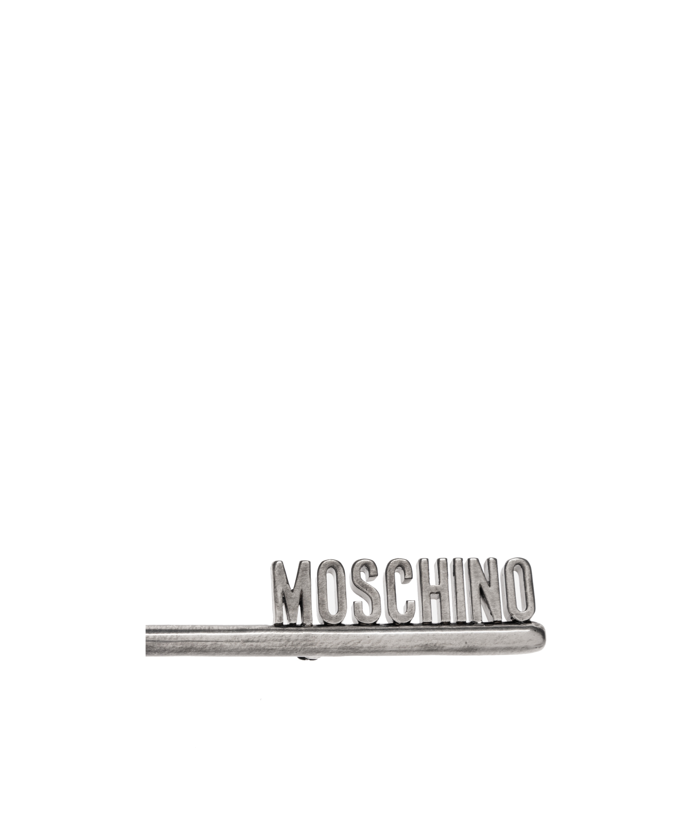 Moschino Ornate-key Brooch In Metallic