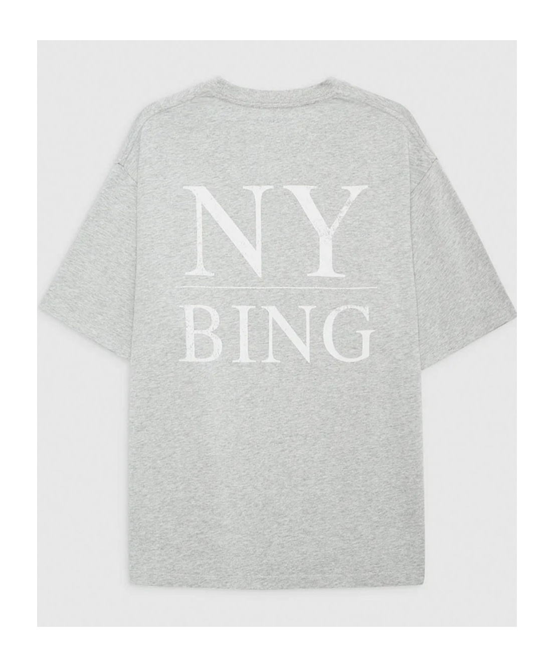 Shop Anine Bing Myers Serif Ny T-shirt In White