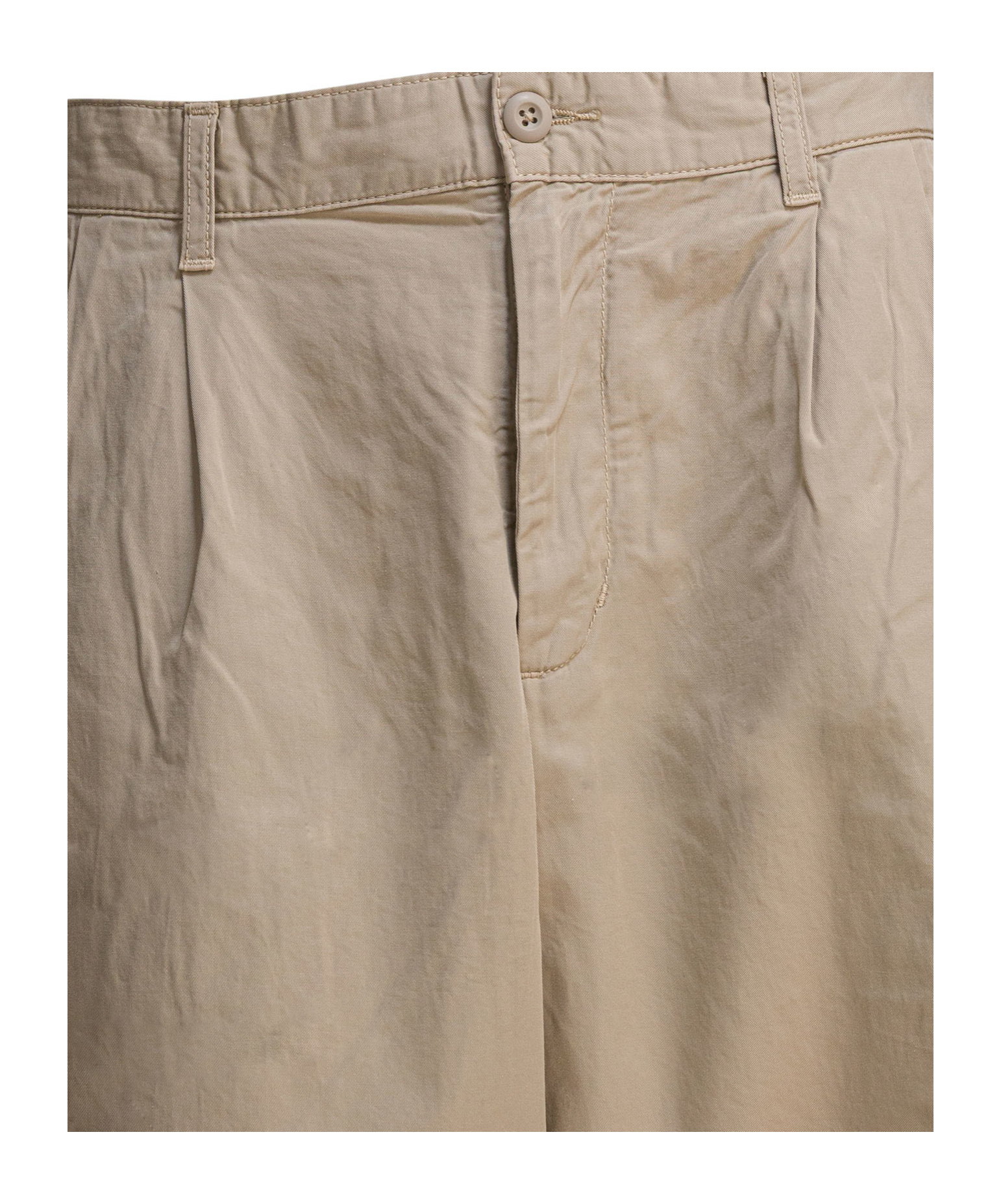 Carhartt Tailored Trousers With Front Pleats And Pockets In Brown