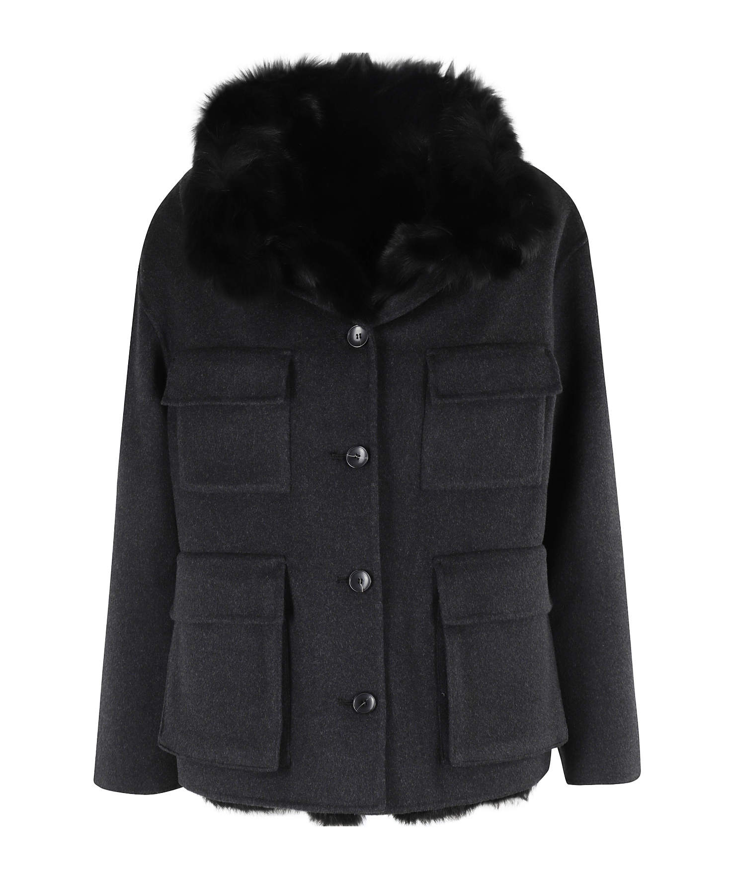 Seventy Coat In Black