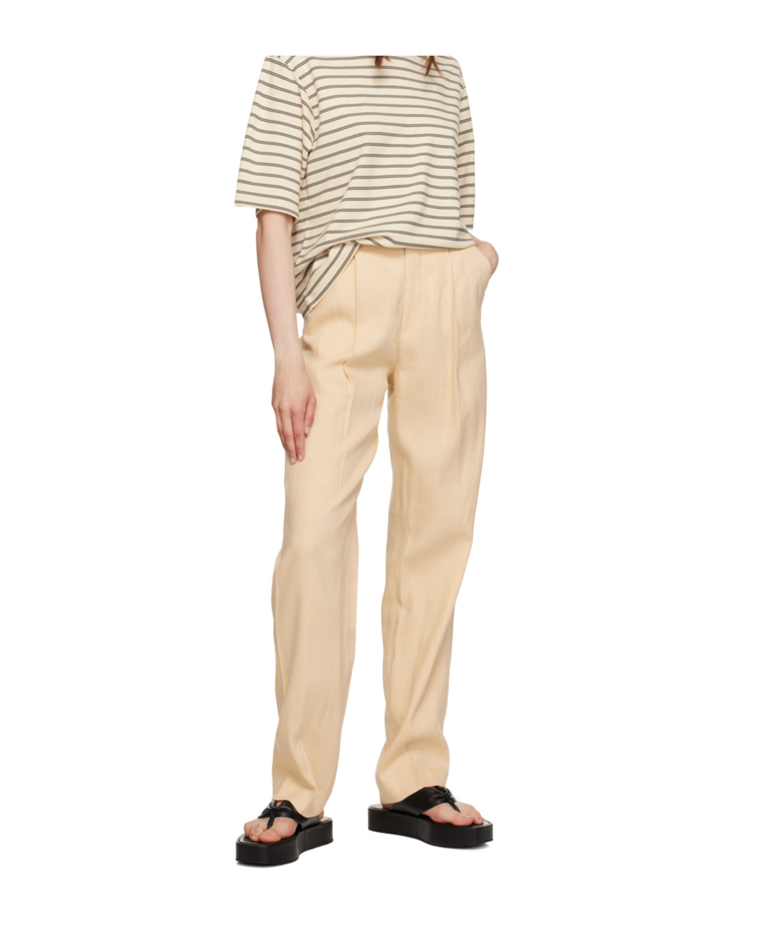 Filippa K Wide-leg Casual Pants In Neutral