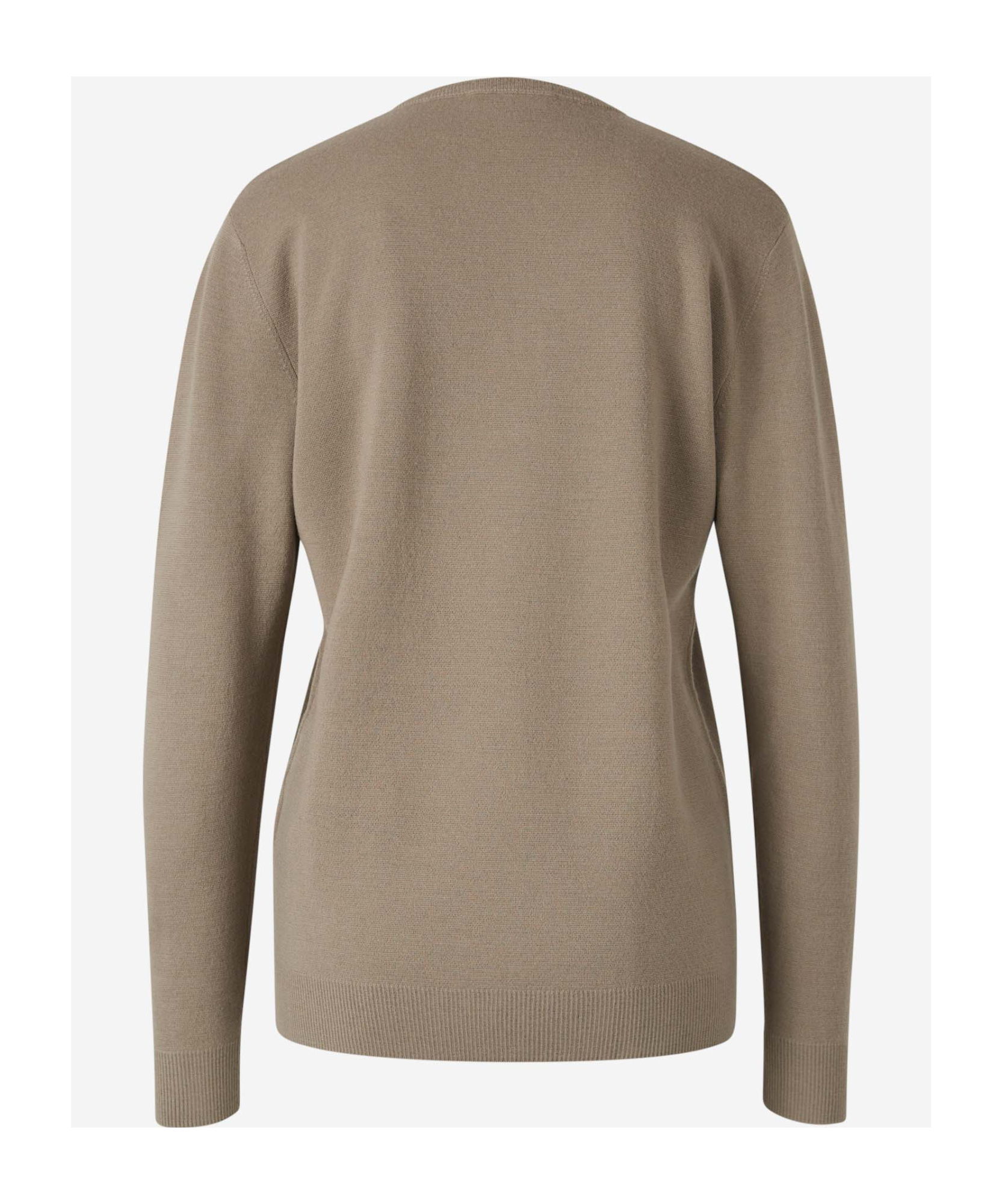 Max Mara Wool Knitted Jersey In Brown