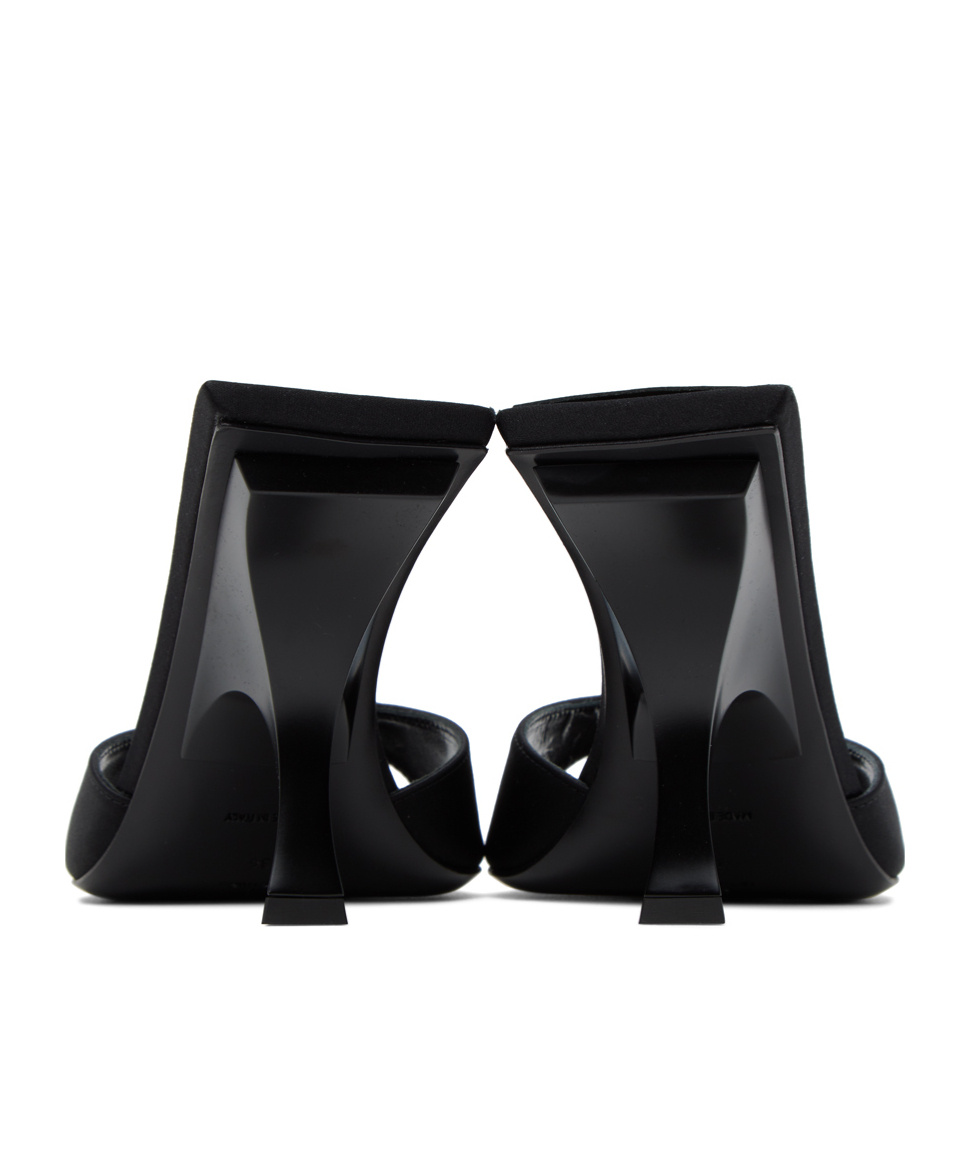 Attico Ester Open-toed Heels In Black