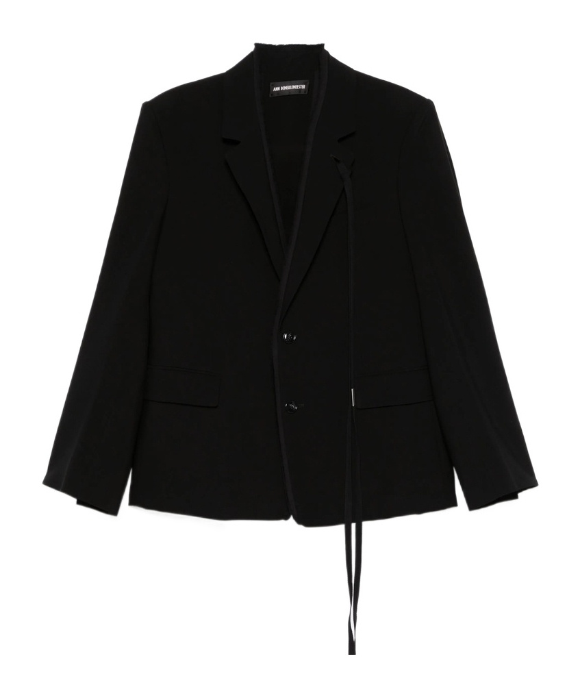 Ann Demeulemeester Cadby Single-breasted Blazer In Black