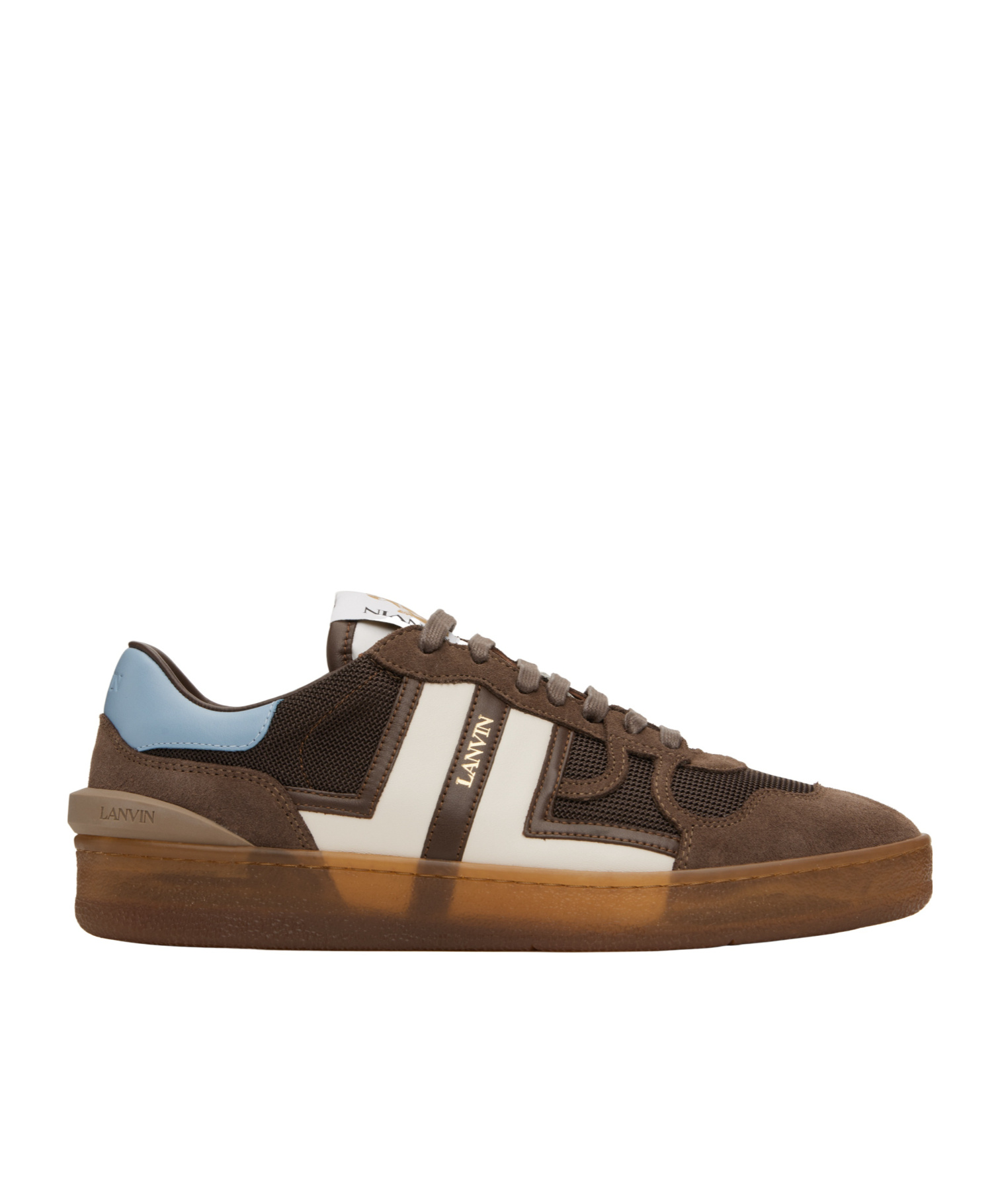Lanvin Leather Sneakers In Multi