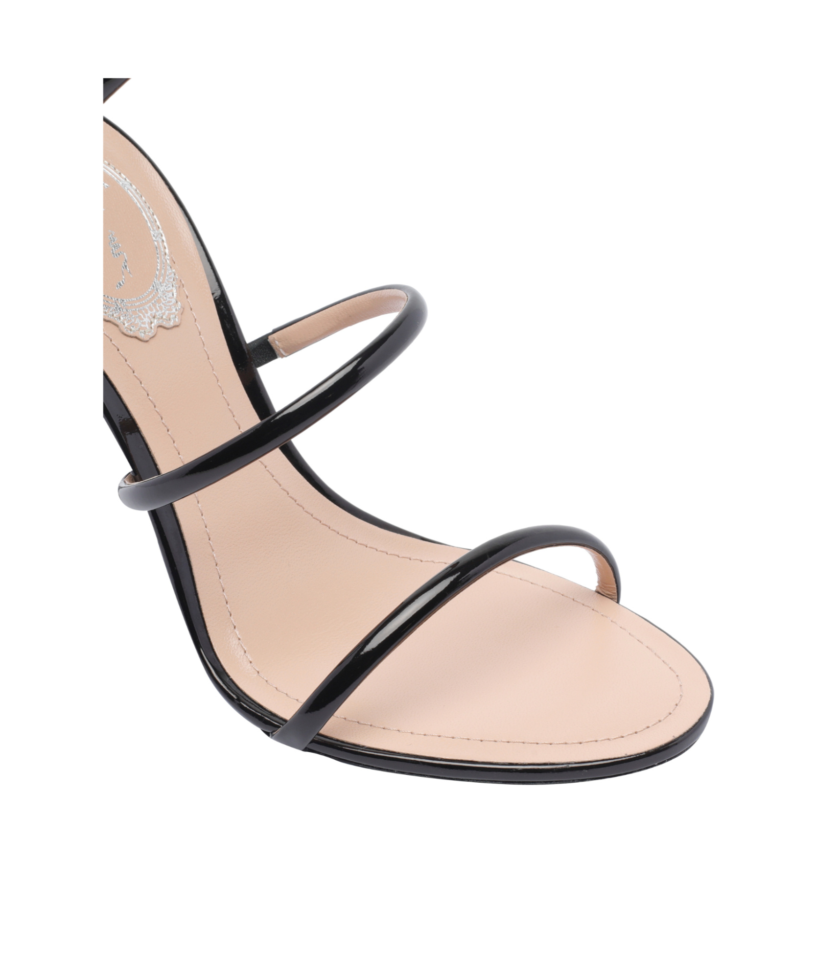 René Caovilla Cleo Spiral-wrap Patent-leather Sandals