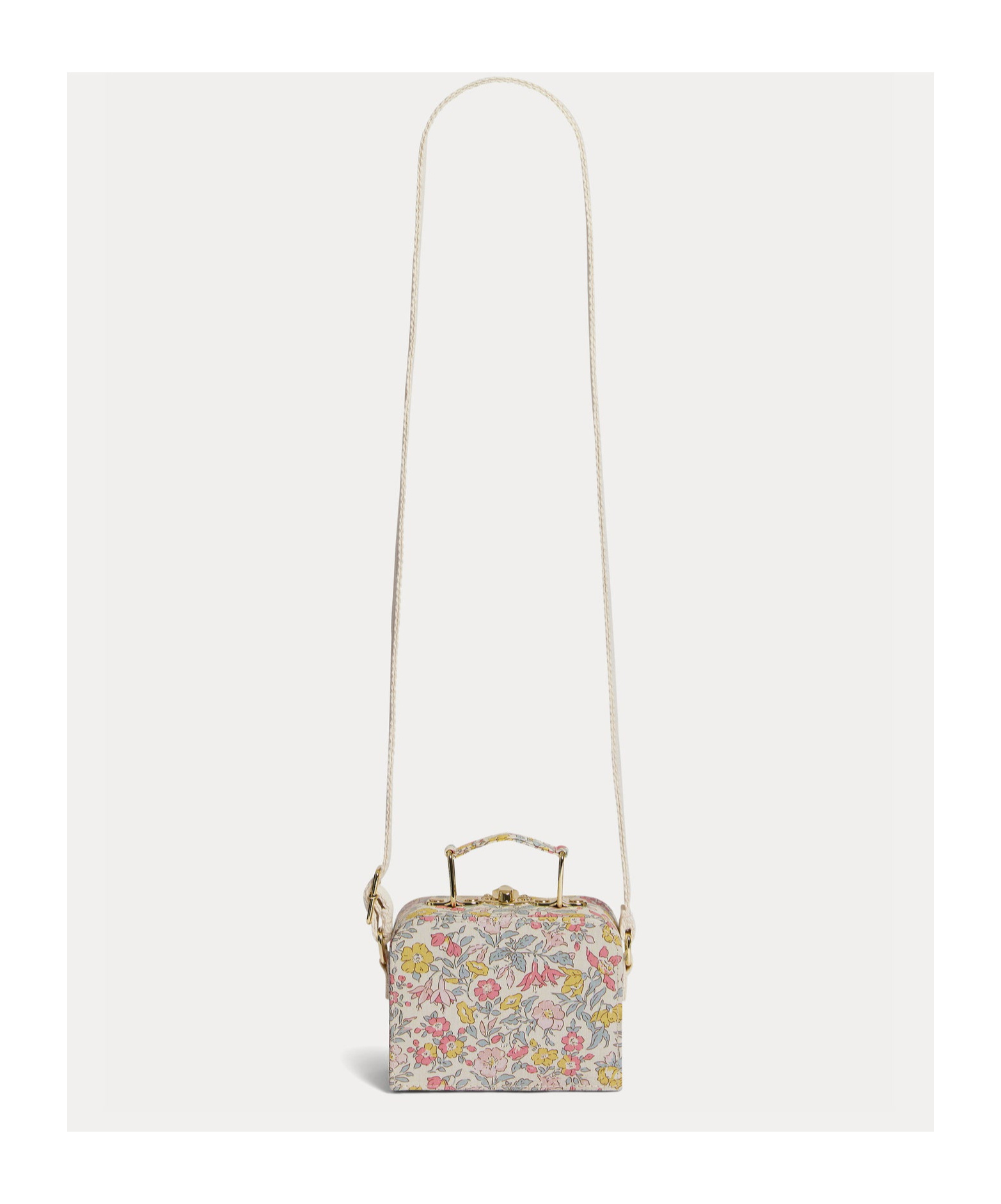 Bonpoint Aimane Mini Luggage Shoulder Bag In White