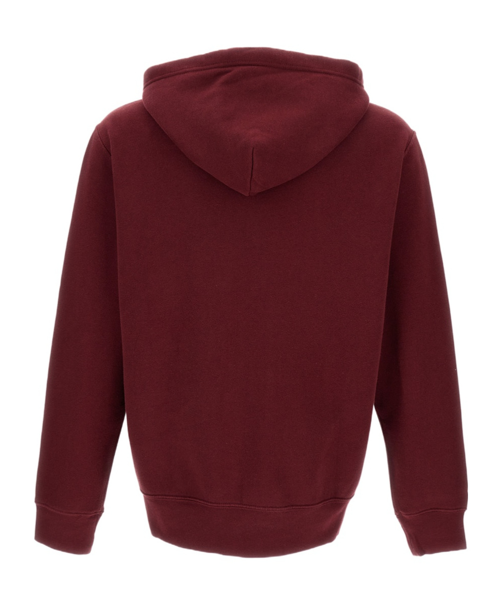 Ralph Lauren Drawstring Hooded Sweatshirt In Red