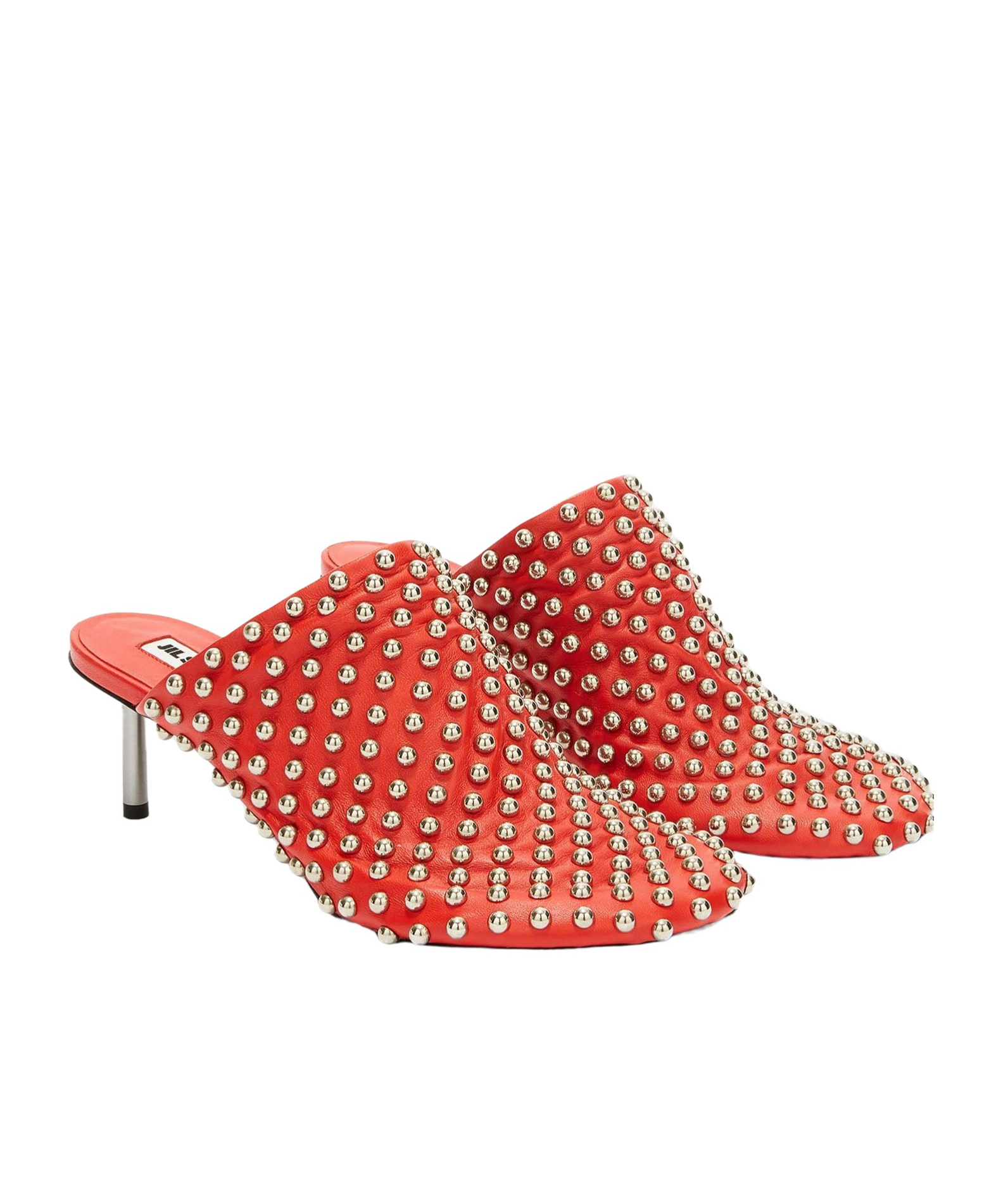 JIL SANDER STUDDED MULES 