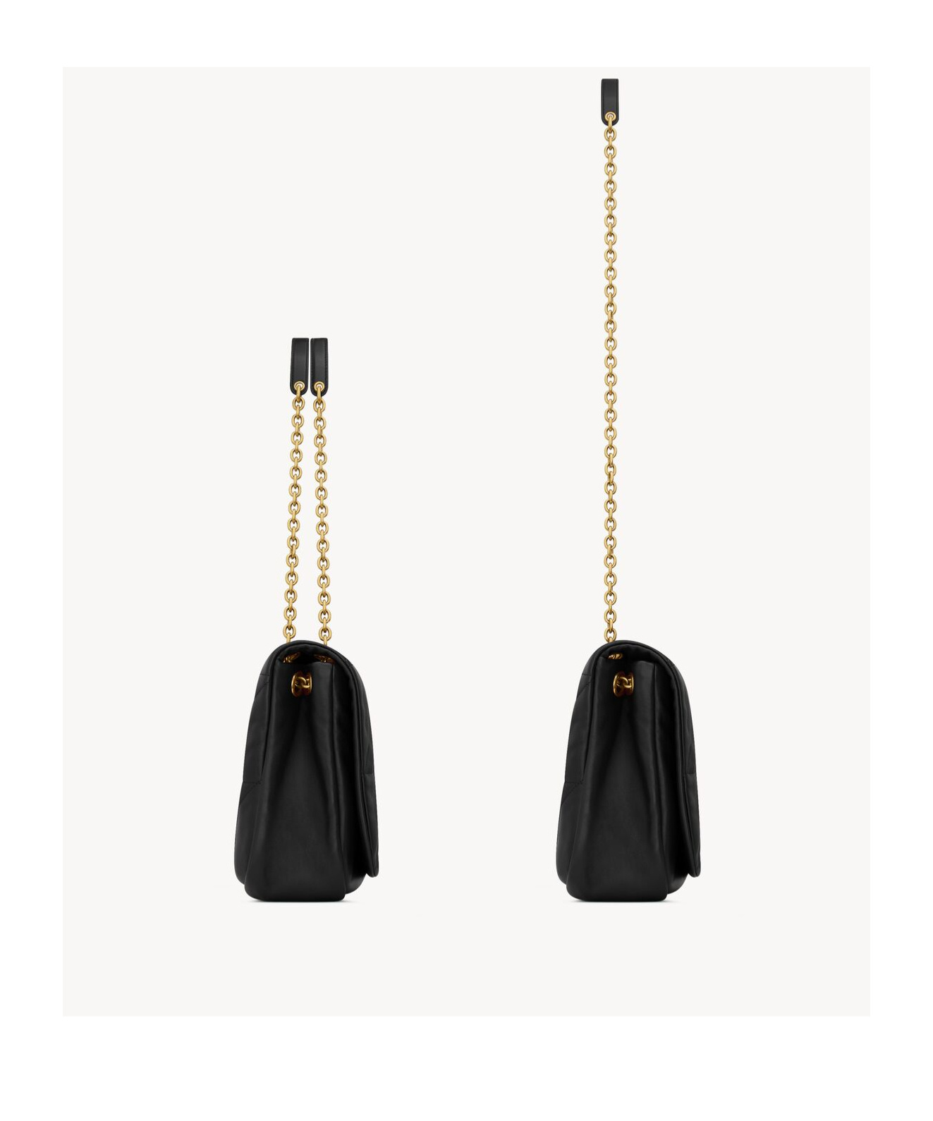 Shop Saint Laurent Jamie 4.3 Medium In Lambskin In Black