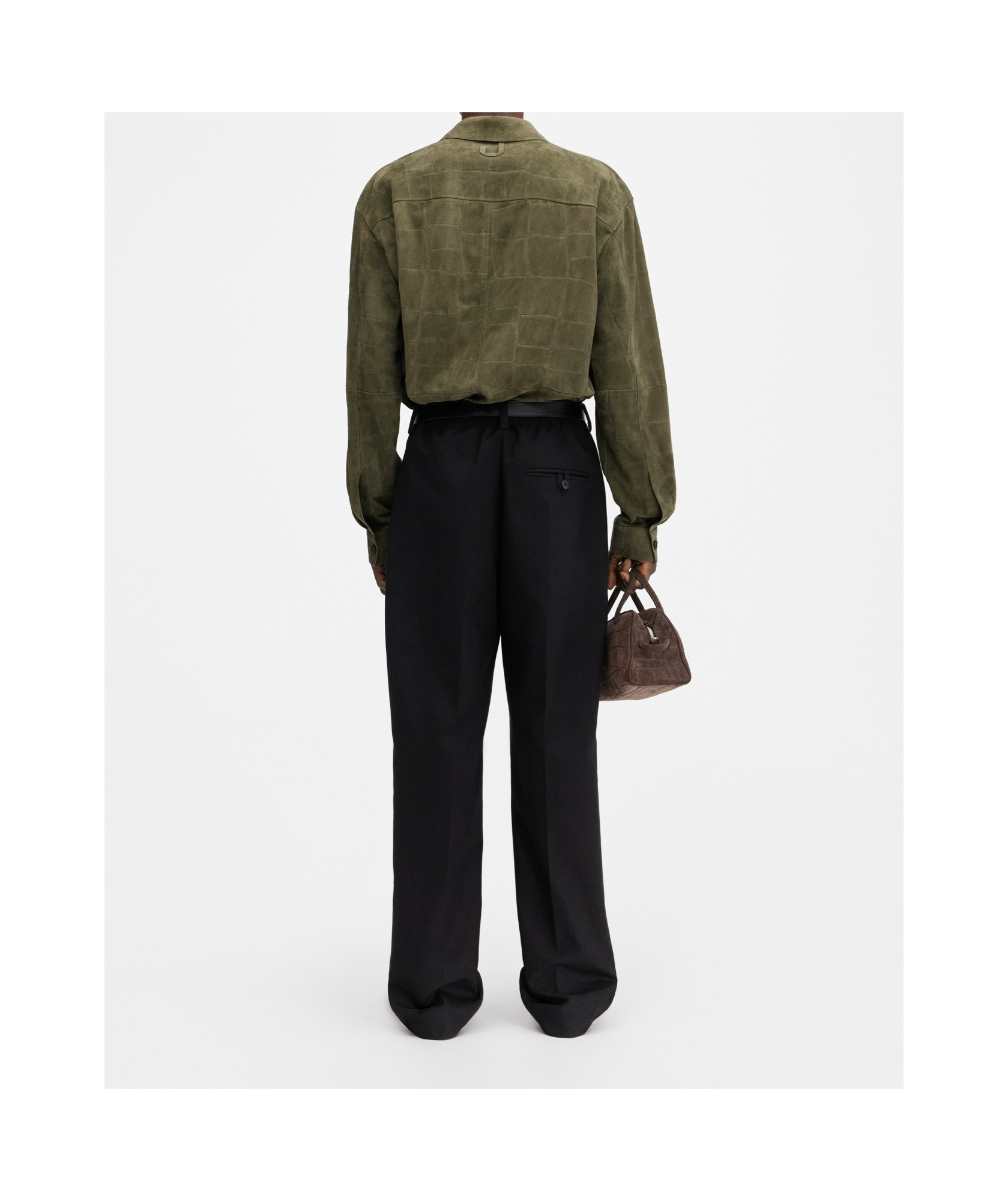 Jacquemus Belt-loop Casual Pants In Black