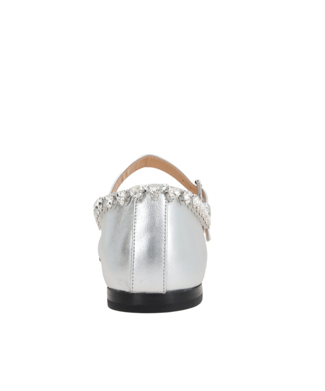 Mach&mach Audrey Crystal-embellished Ballet Pumps In White