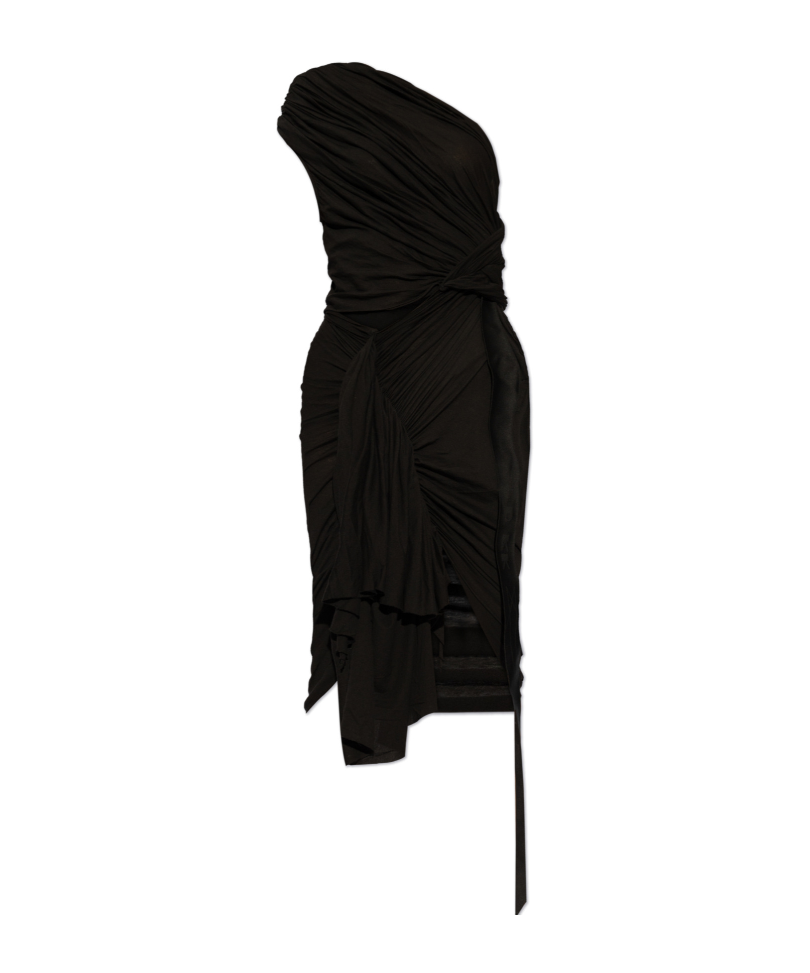 Rick Owens Drkshdw Fog Mini Dress In Black