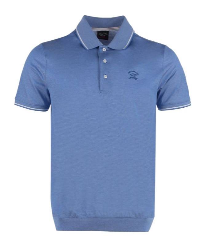 Shop Paul & Shark Cotton Polo Shirt In Blue