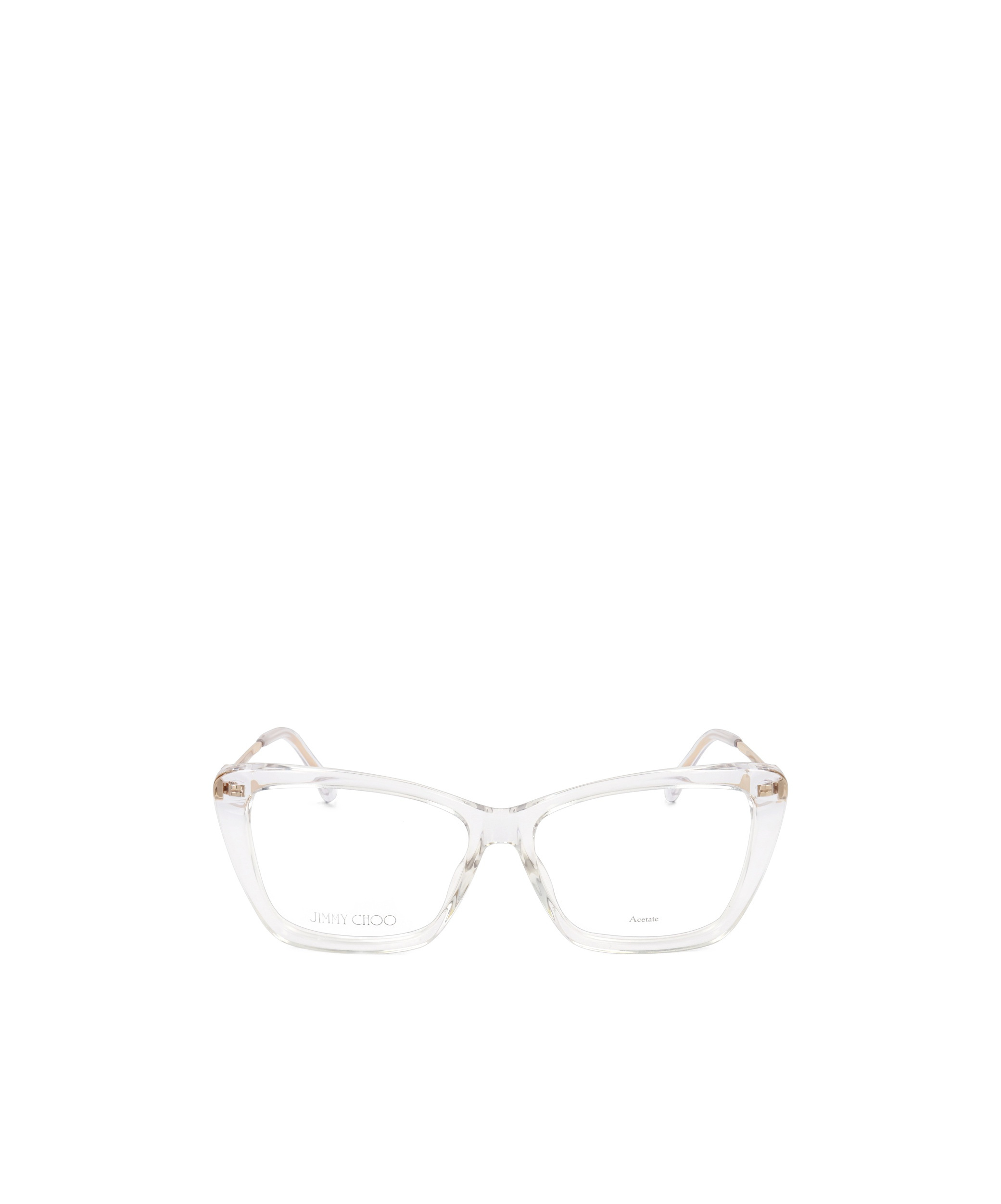 Jimmy Choo Eyewear Cat-eye Frame Glasses In White