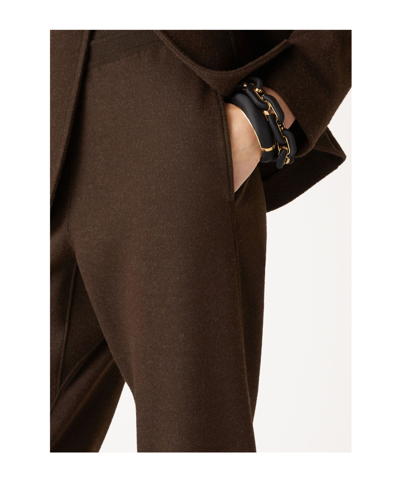 Loro Piana Drawstring Knit Pants In Black