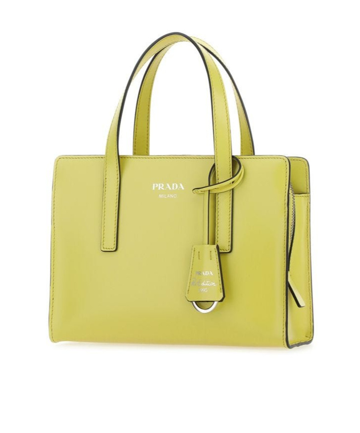 Prada Re-edition 1995 Tote Bag In Yellow