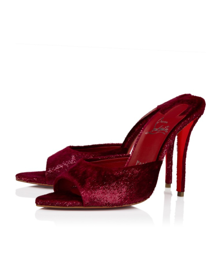 Christian Louboutin Open-toe High-heeled Sandals In Red