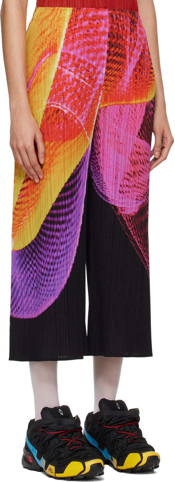 ISSEY MIYAKE MULTICOLOR SPECTRUM TROUSERS