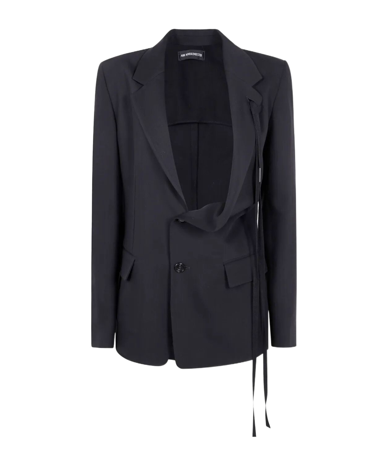 ANN DEMEULEMEESTER ASYMMETRICAL DECONSTRUCTING JACKET