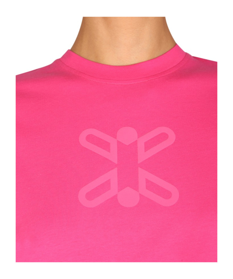 Shop Mcq By Alexander Mcqueen Mcq Alexander Mcqueen Logo Printed Crewneck T-shirt In Pink