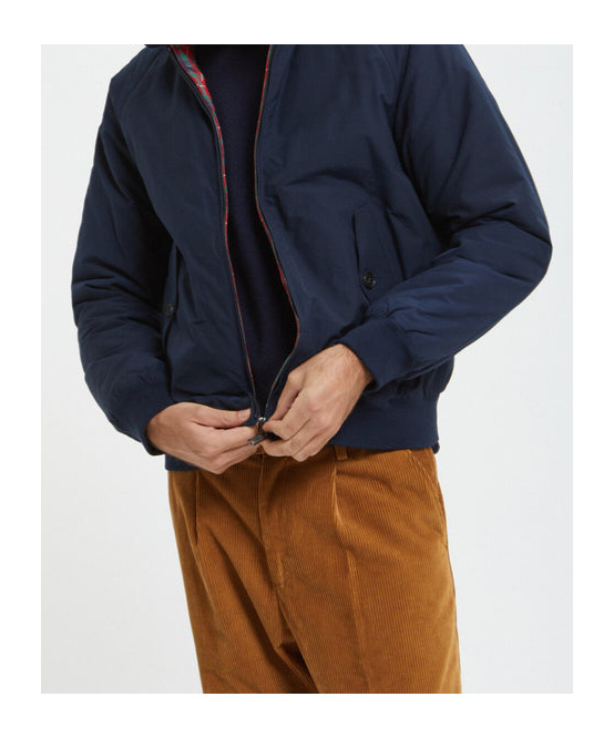 Baracuta Navy Classic G 9 Harrington Jacket In Black
