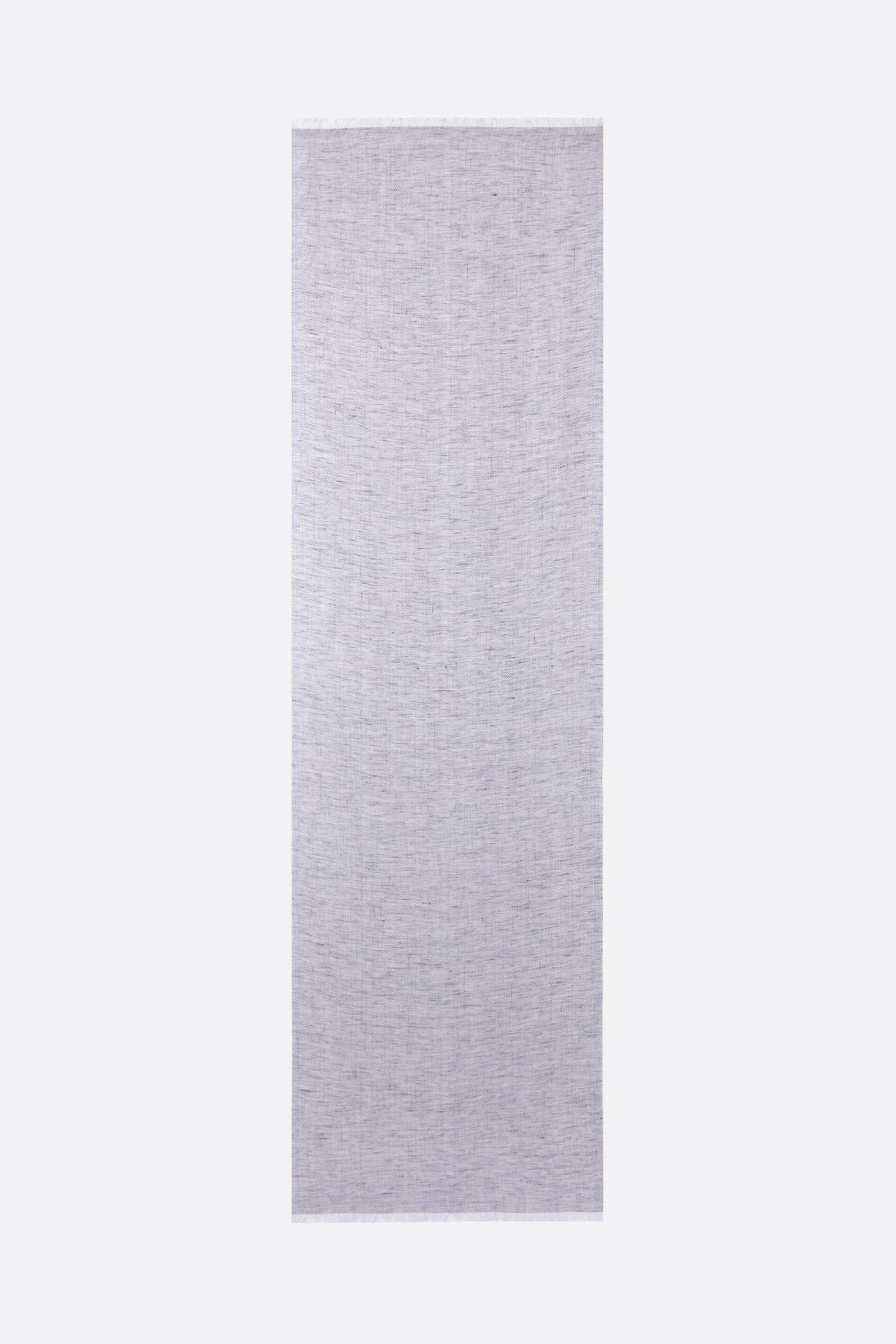 Brunello Cucinelli Frayed Edge Scarf In Gray