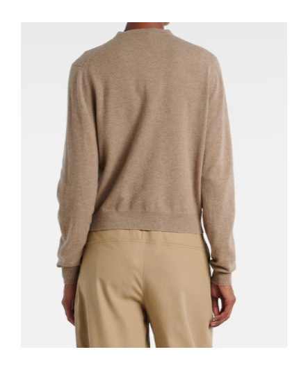Loro Piana Cashmere Cardigan In Brown