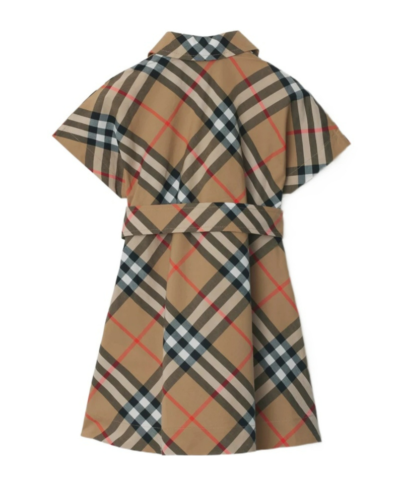 BURBERRY CHECKED COTTON SHIRTDRESS