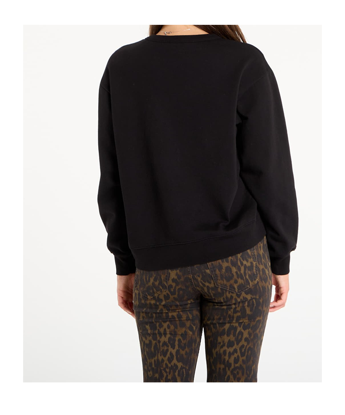 Allsaints Trip Crewneck Sweatshirt In Black