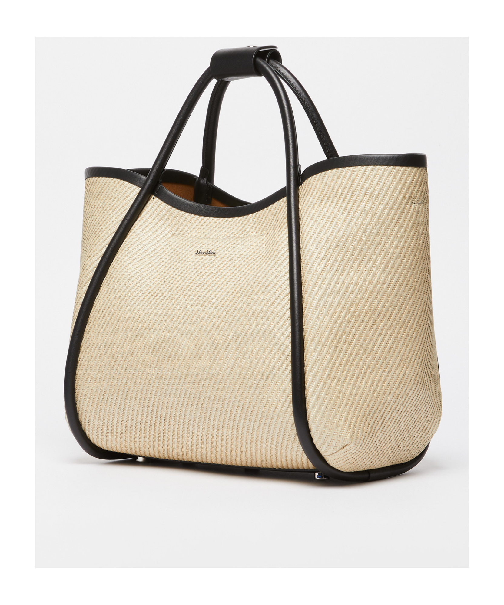 Max Mara Summermarines Handbag Light Blue In Nude