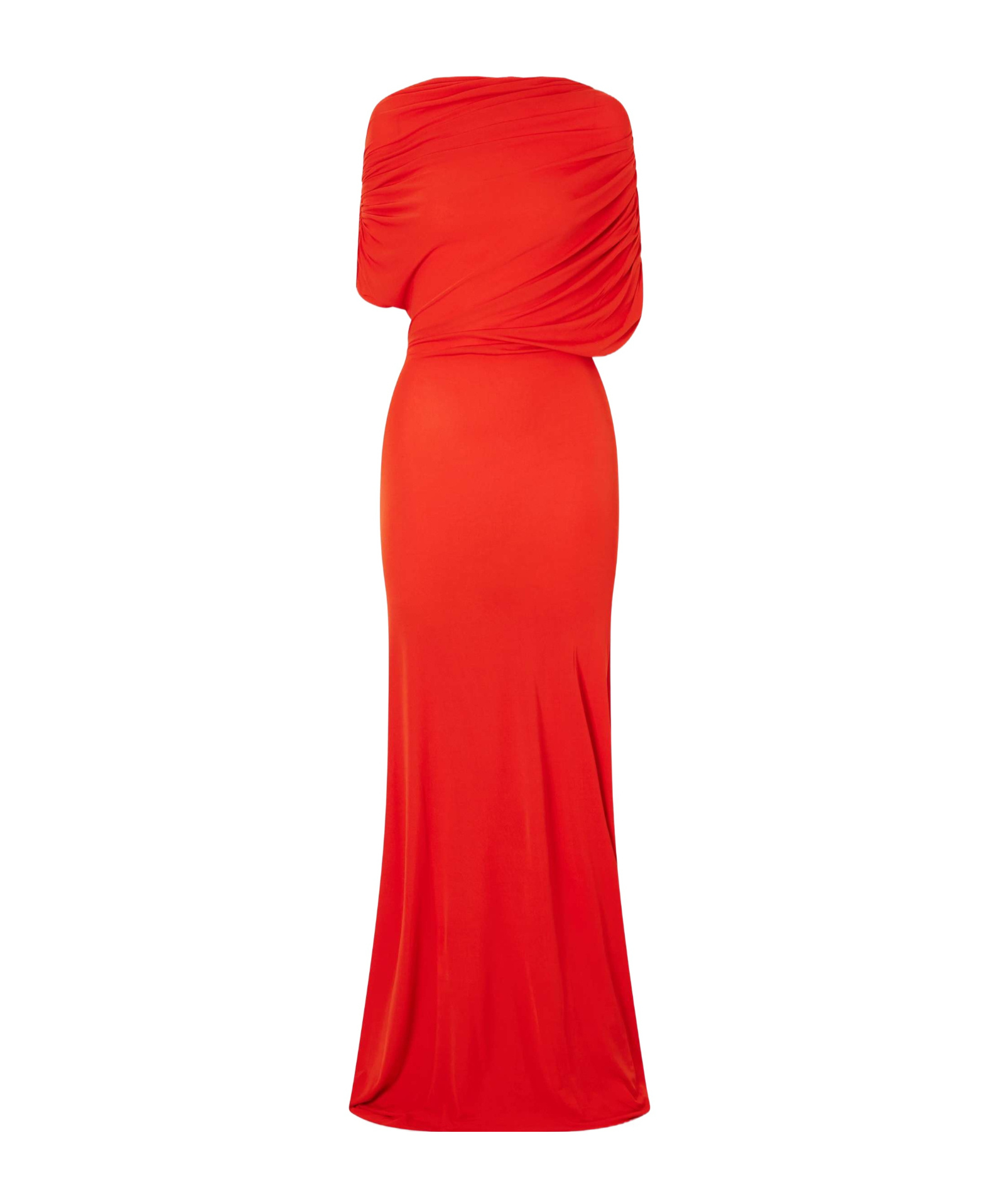 Alex Perry Simple Long Dress In Red