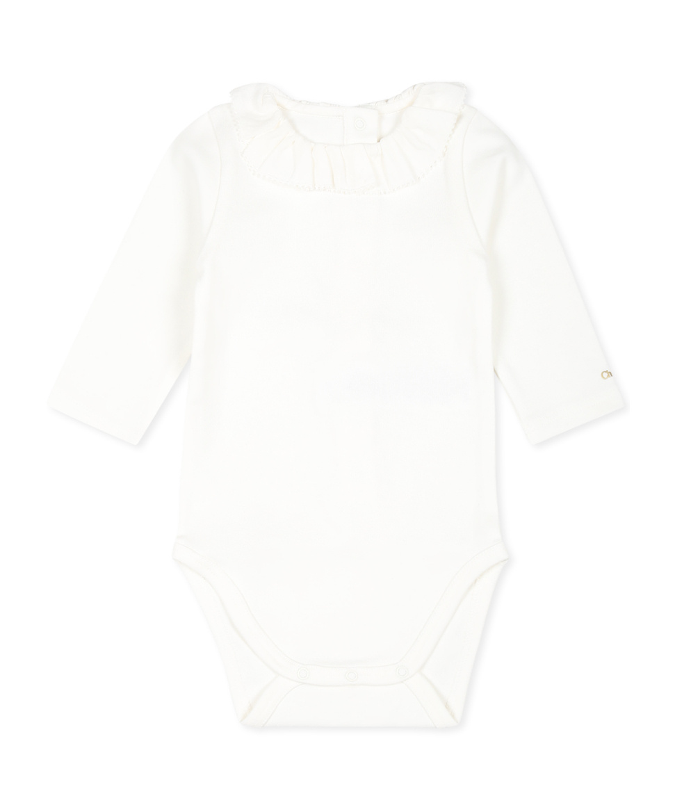 Chloé Ruffle-detail Pyjamas Set In White