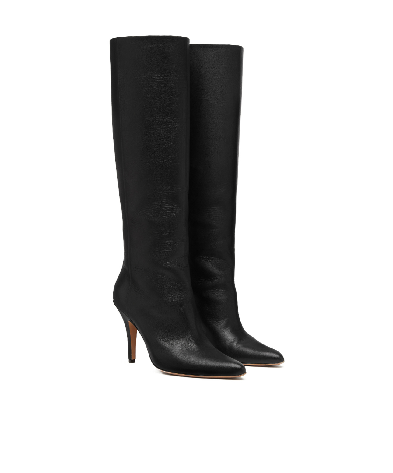 Mm6 Maison Margiela Architype Knee High Boots In Black