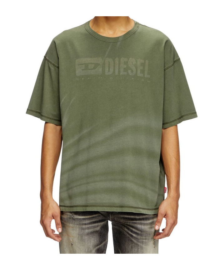 Diesel Short-sleeved T-shirt In Green