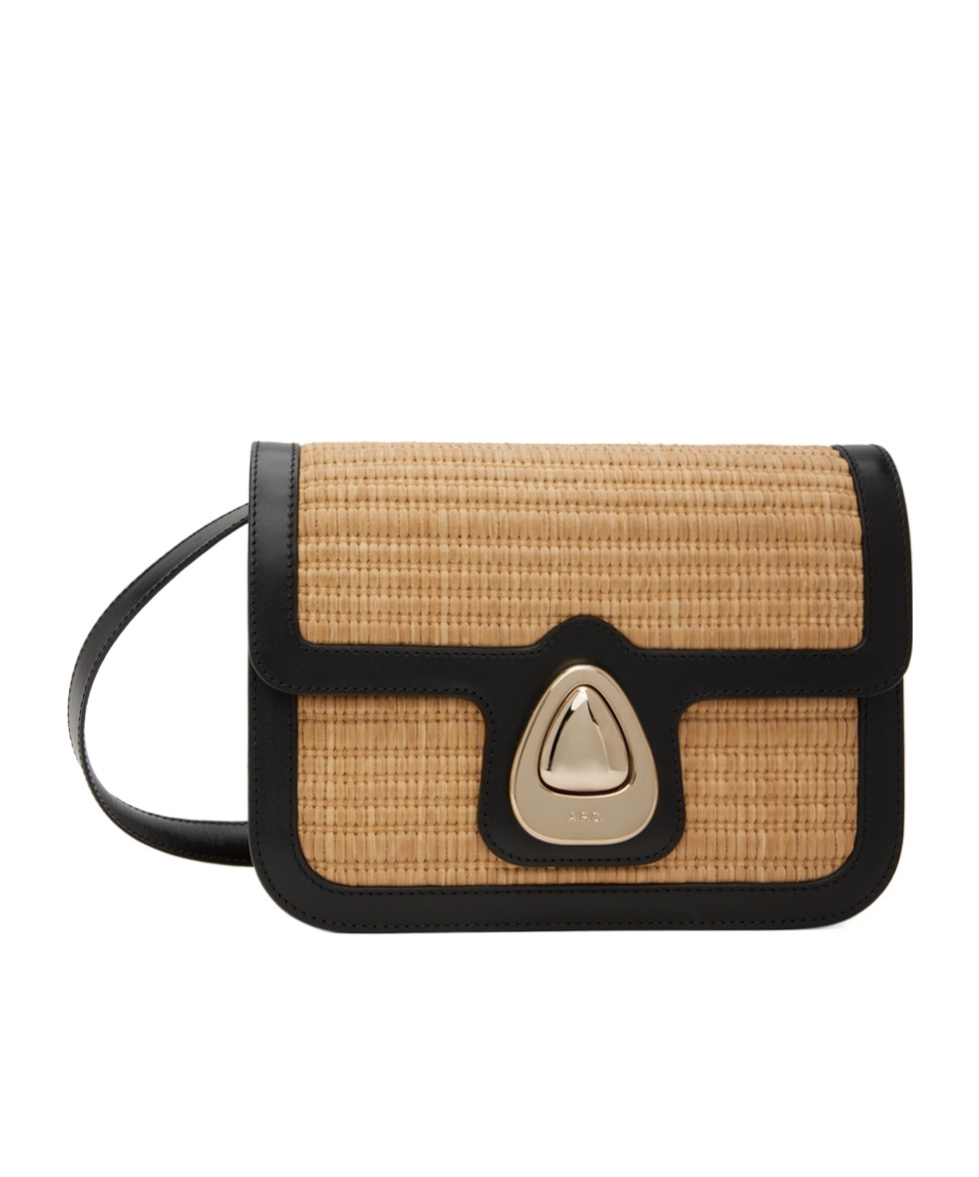 Apc Adjustable Shoulder Strap Combined Shoulder Bag In Nude