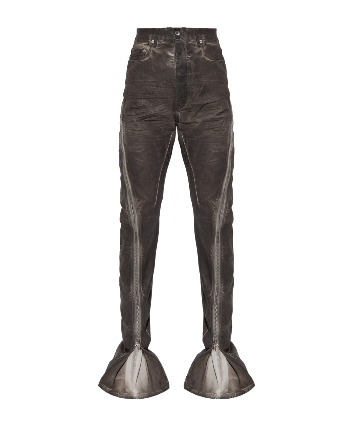 Rick Owens Drkshdw Belt Loop Track Pants In Black